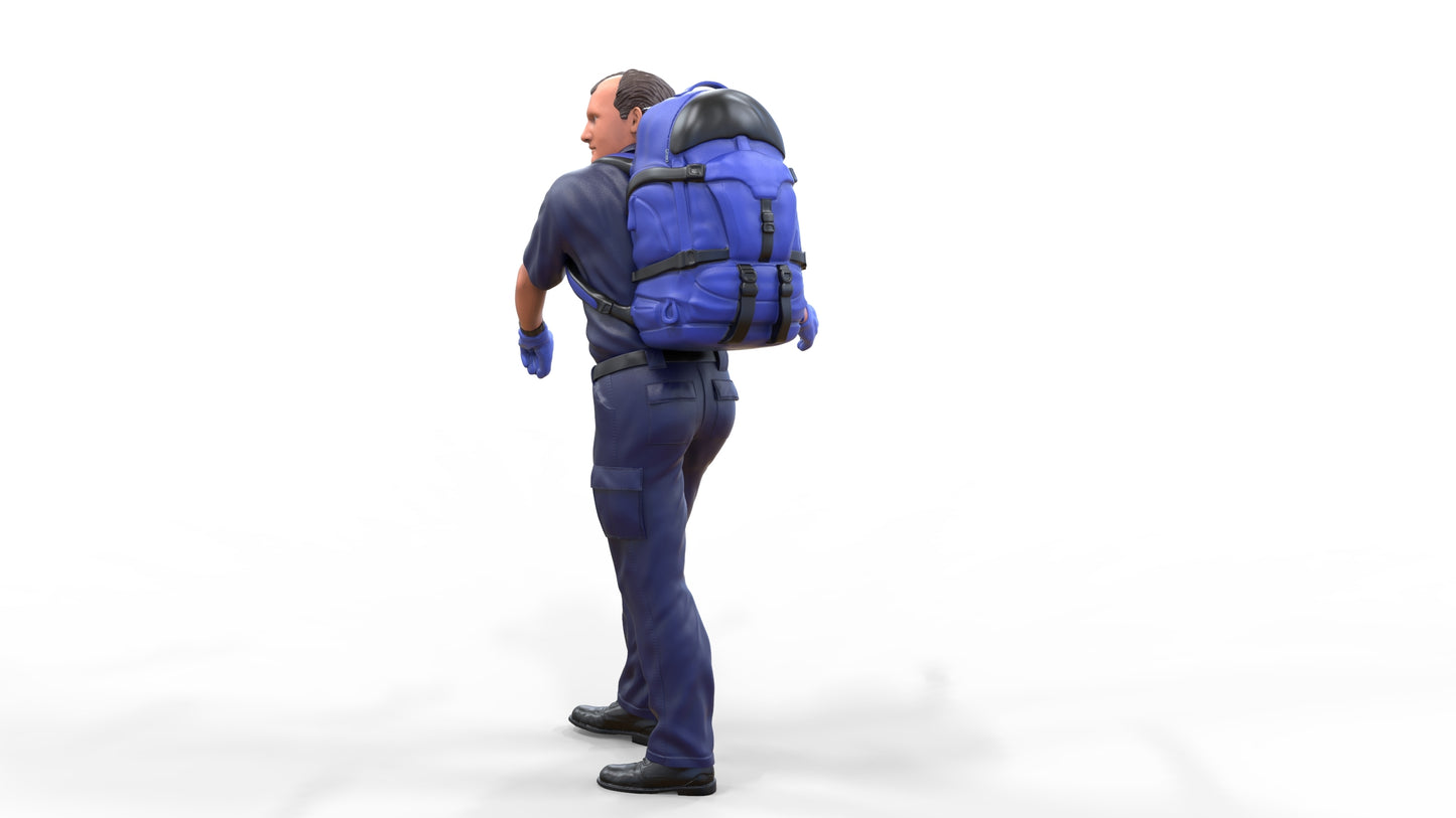 Product photo diorama and model building miniature figure: Medic 4