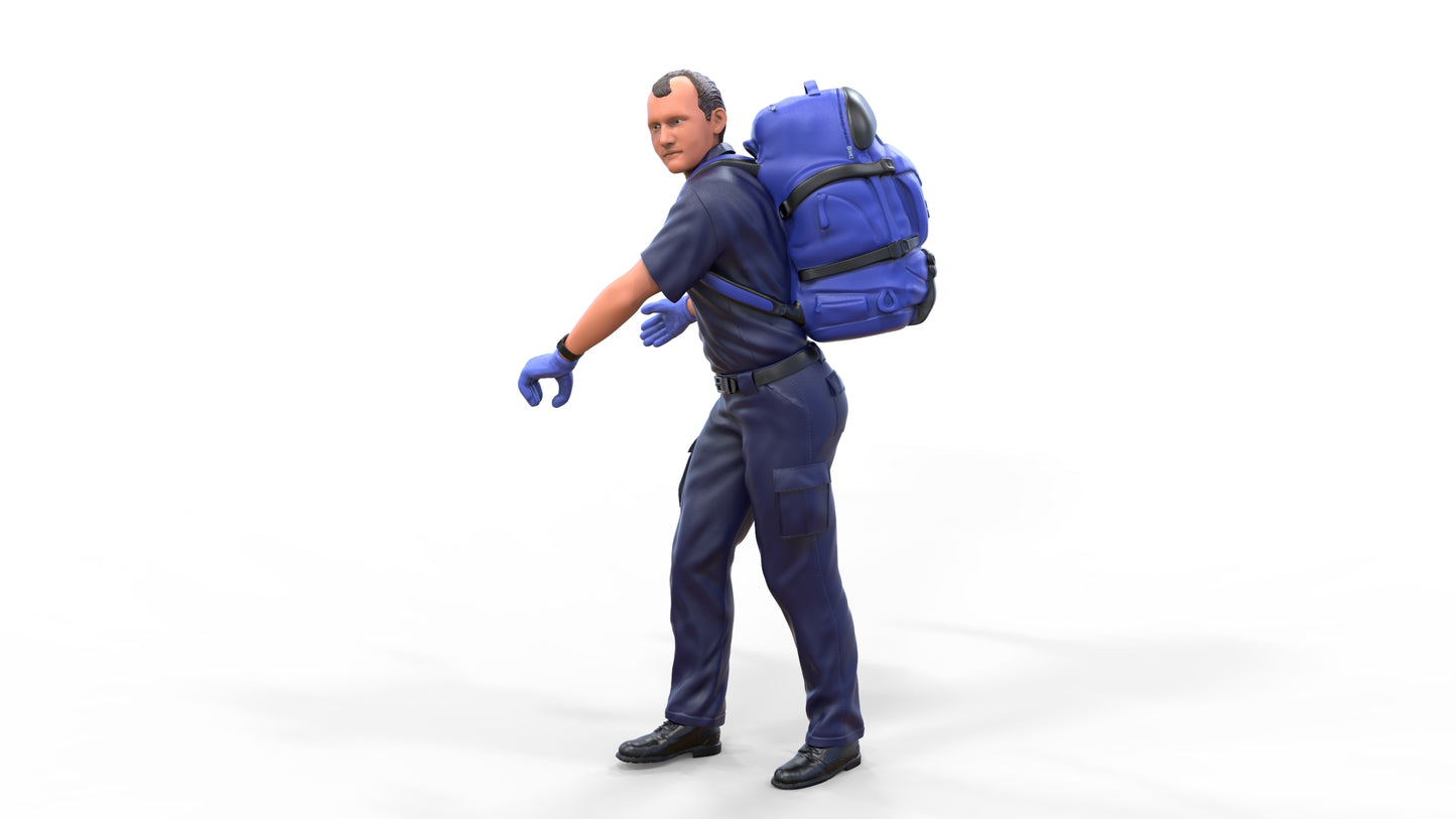 Product photo diorama and model building miniature figure: Medic 4
