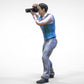 Product photo diorama and model building miniature figure: Reporter set, 6 figures