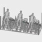 Miniature Figure: Track Marshal Set, 6 Figures (No. s01)