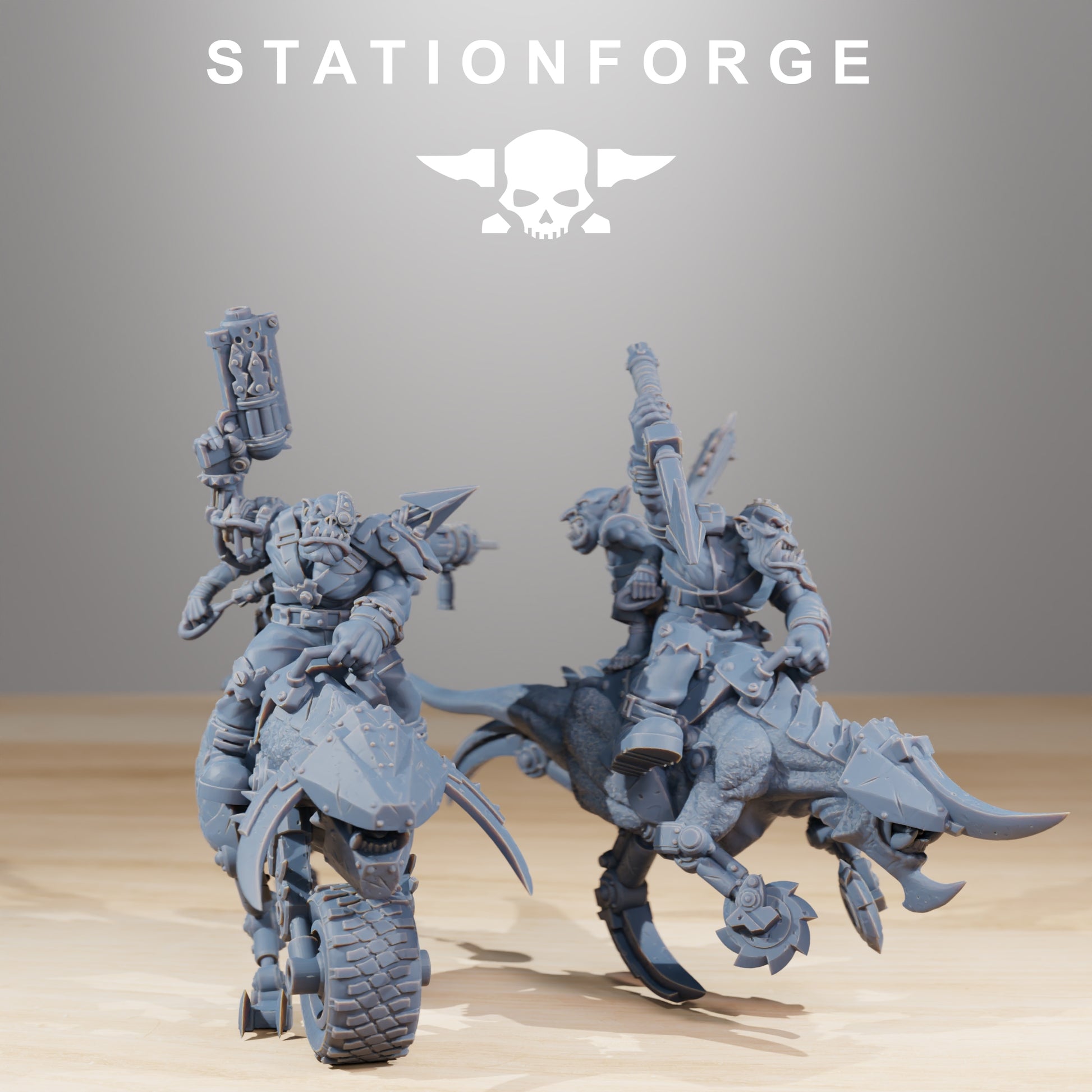 Product photo 28mm tabletop minis Stationforge: Beast Riders