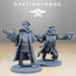 Produktfoto 28mm Tabletop Minis Stationforge: Comrades at Campfire
