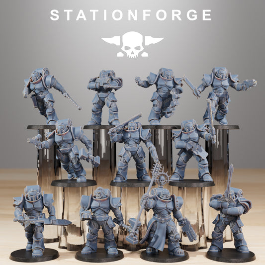 Produktfoto 28mm Tabletop Minis Stationforge: Melee Infantry