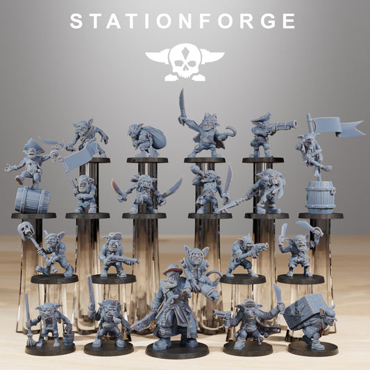 Produktfoto 28mm Tabletop Minis Stationforge: Gobs Pirates
