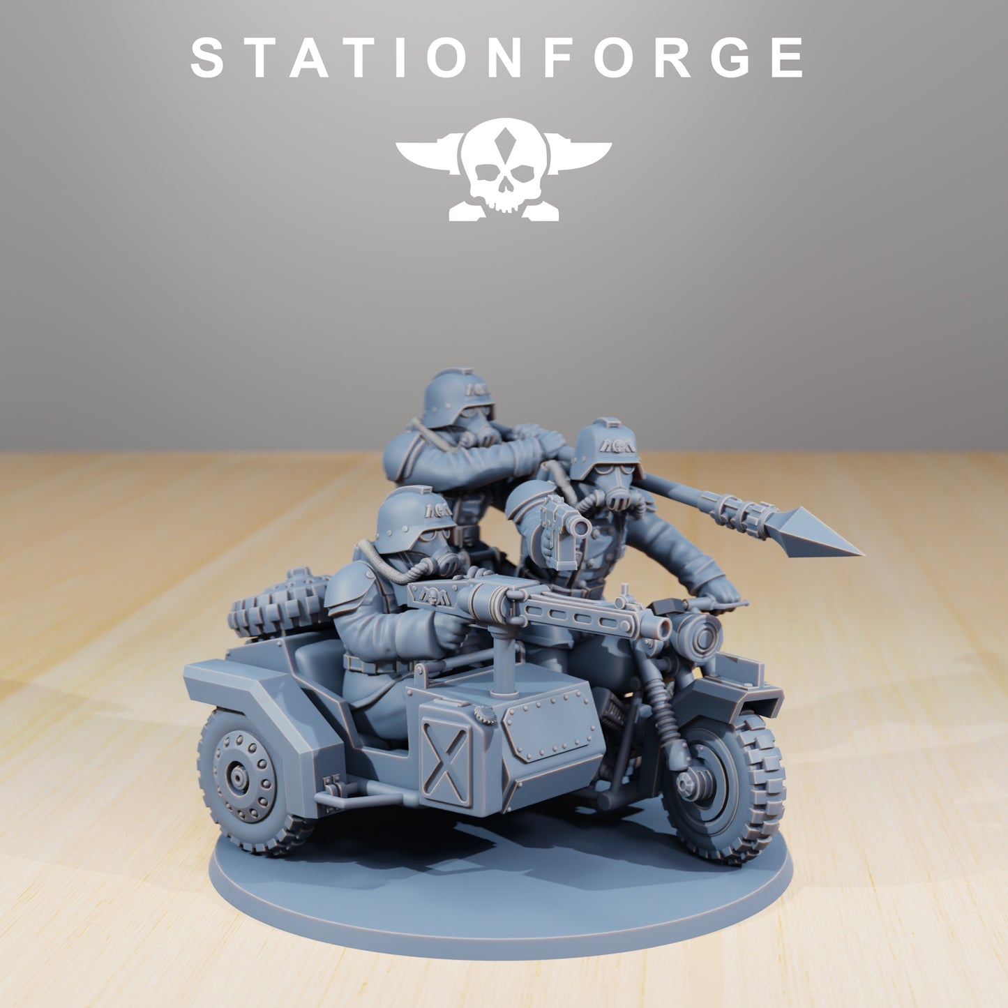Produktfoto 28mm Tabletop Minis Stationforge: Death Bikers