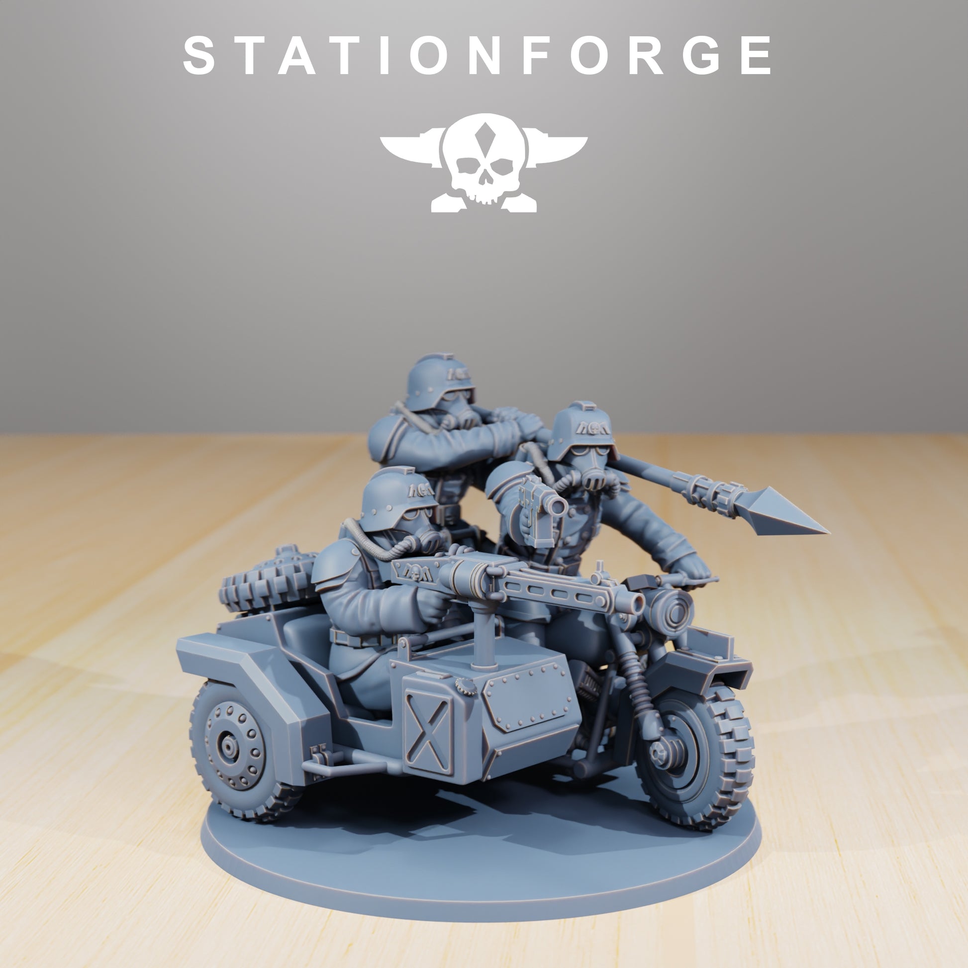 Produktfoto 28mm Tabletop Minis Stationforge: Death Bikers
