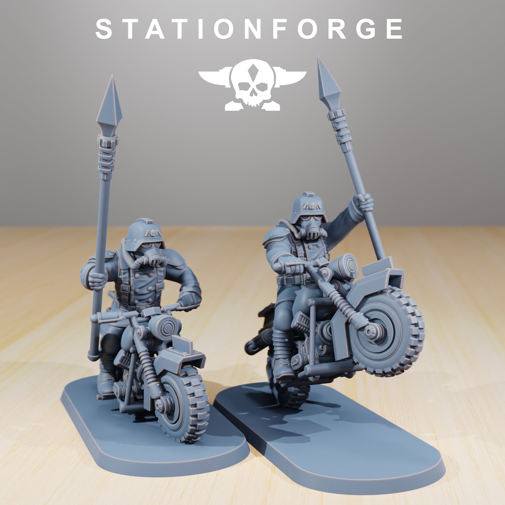Produktfoto 28mm Tabletop Minis Stationforge: Death Bikers