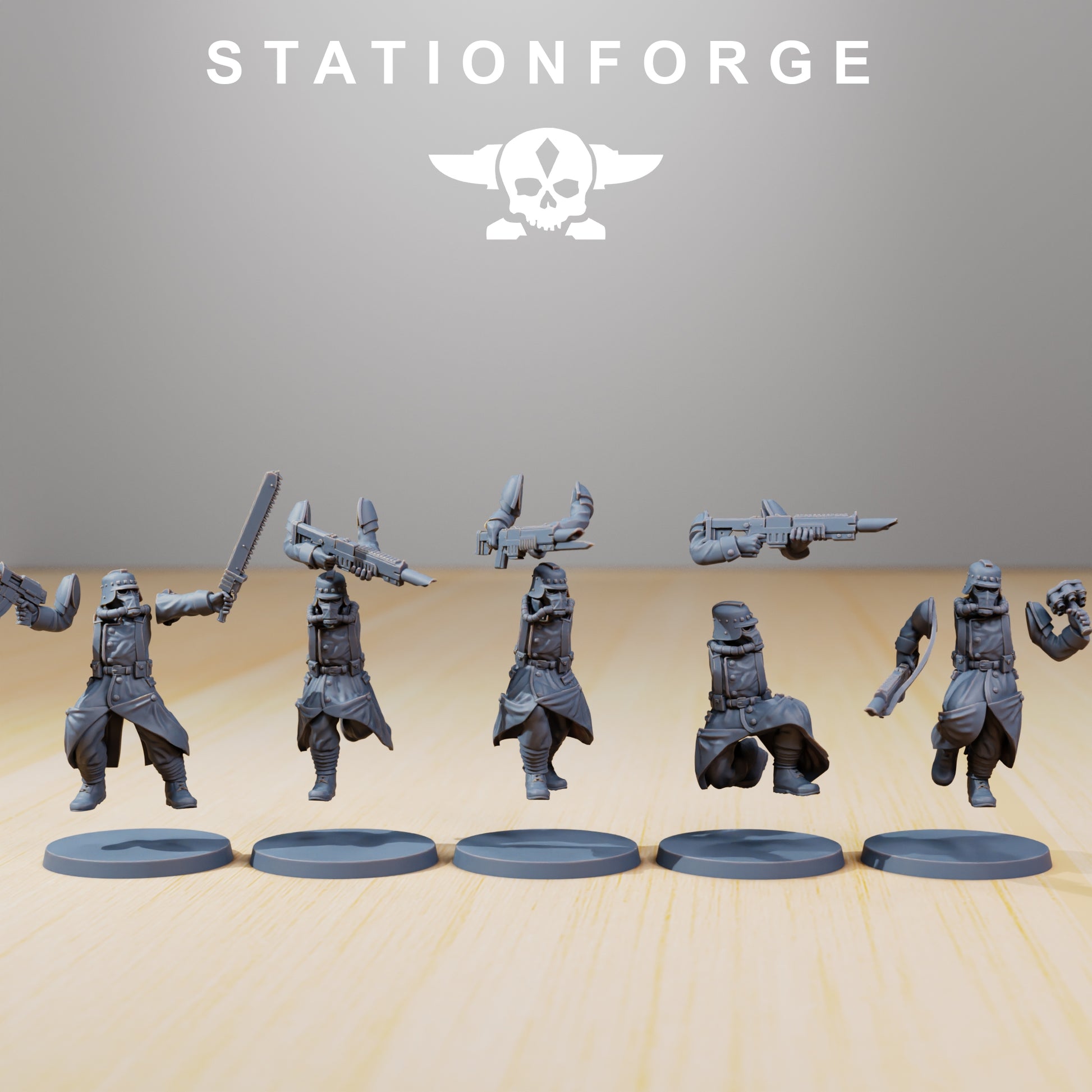 Product photo 28mm tabletop minis Stationforge: Trench Runners