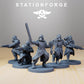 Product photo 28mm tabletop minis Stationforge: Trench Runners