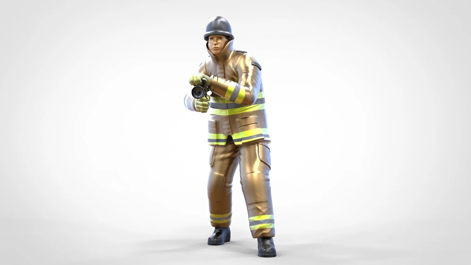 Produktfoto Diorama und Modellbau Miniatur Figur: Feuerwehrmann 1