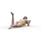 Product photo diorama and model building miniature figure: Woman at the beach 1