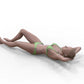 Product photo diorama and model building miniature figure: Woman at the beach 3
