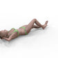 Product photo diorama and model building miniature figure: Woman at the beach 3