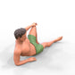 Product photo diorama and model building miniature figure: Man at the beach 1