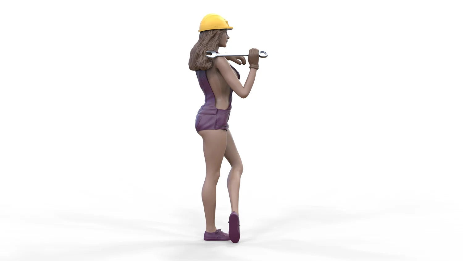 Product photo diorama and model building miniature figure: Mechanic 2
