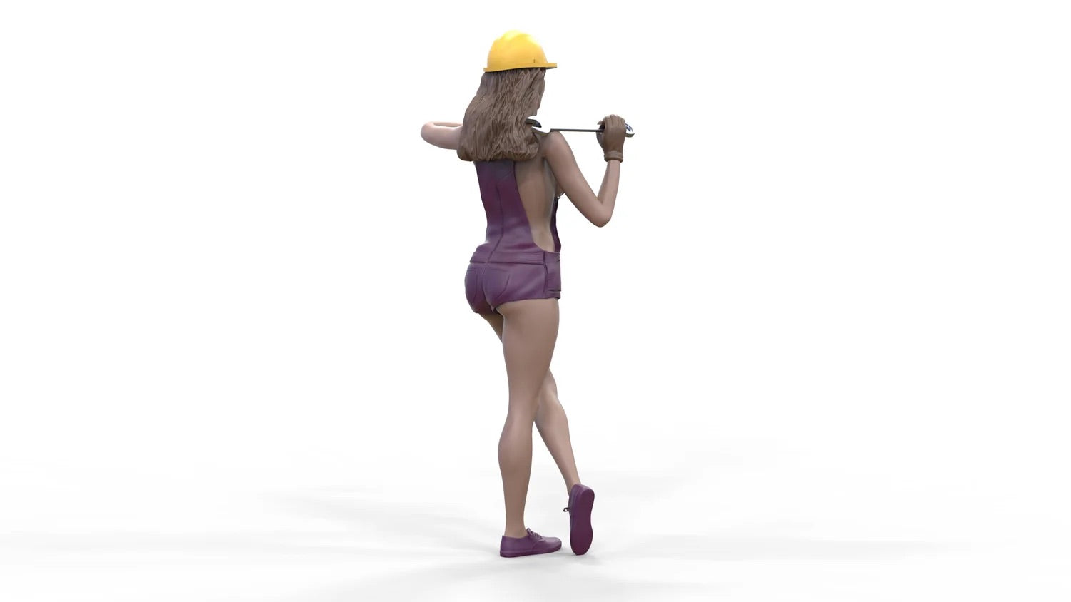 Product photo diorama and model building miniature figure: Mechanic 2