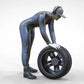 Product photo diorama and model building miniature figure: Mechanic Set 2, 8 figures