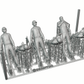 Product photo diorama and model building miniature figure: Track Marshal Set, 6 figures